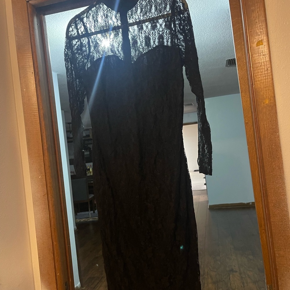 ASOS Curve NWT US16 Black Lace Dress